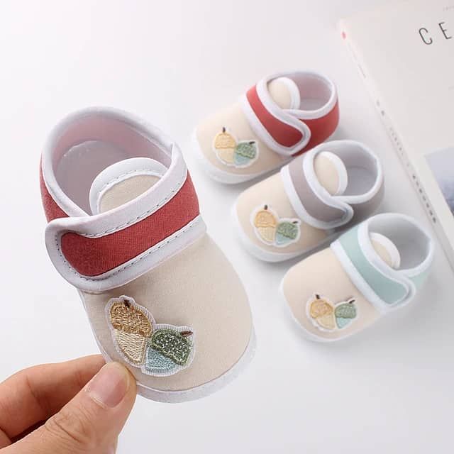 3 Pairs Unisex Newborn/First Walkers Comfortable Baby's Shoes