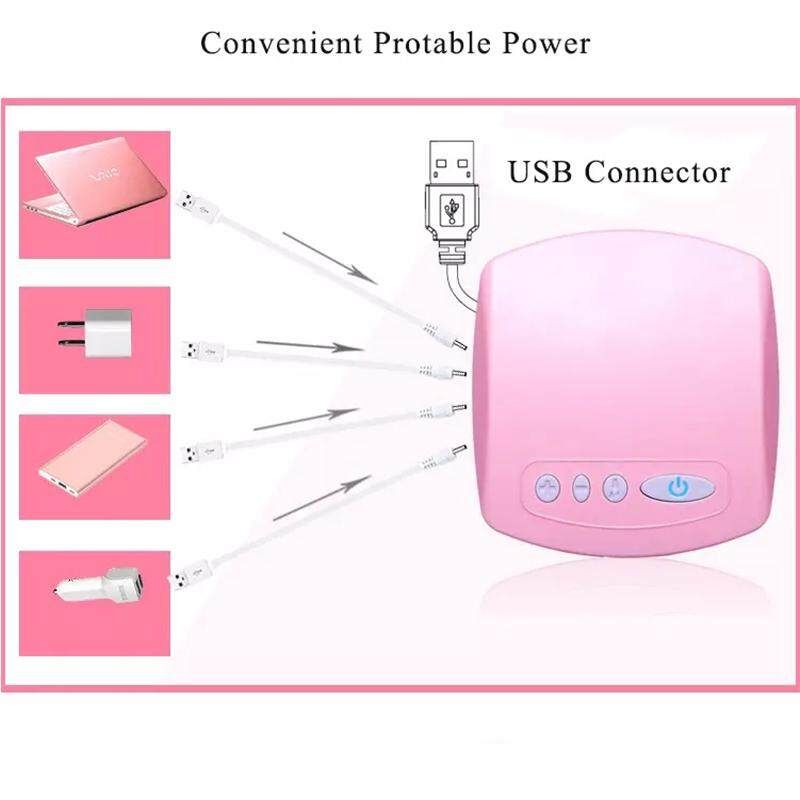 Mother Pumping Automatic Massage Postpartum Pump Non-manual Electric Pump Pink