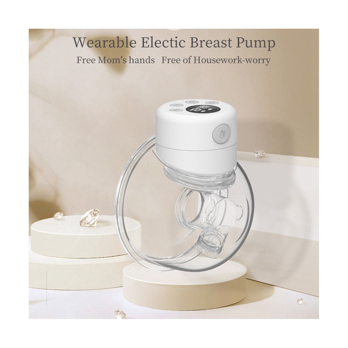 2 Pack Electric Breast Pump,Wearable Breast Pump,S12 Hands