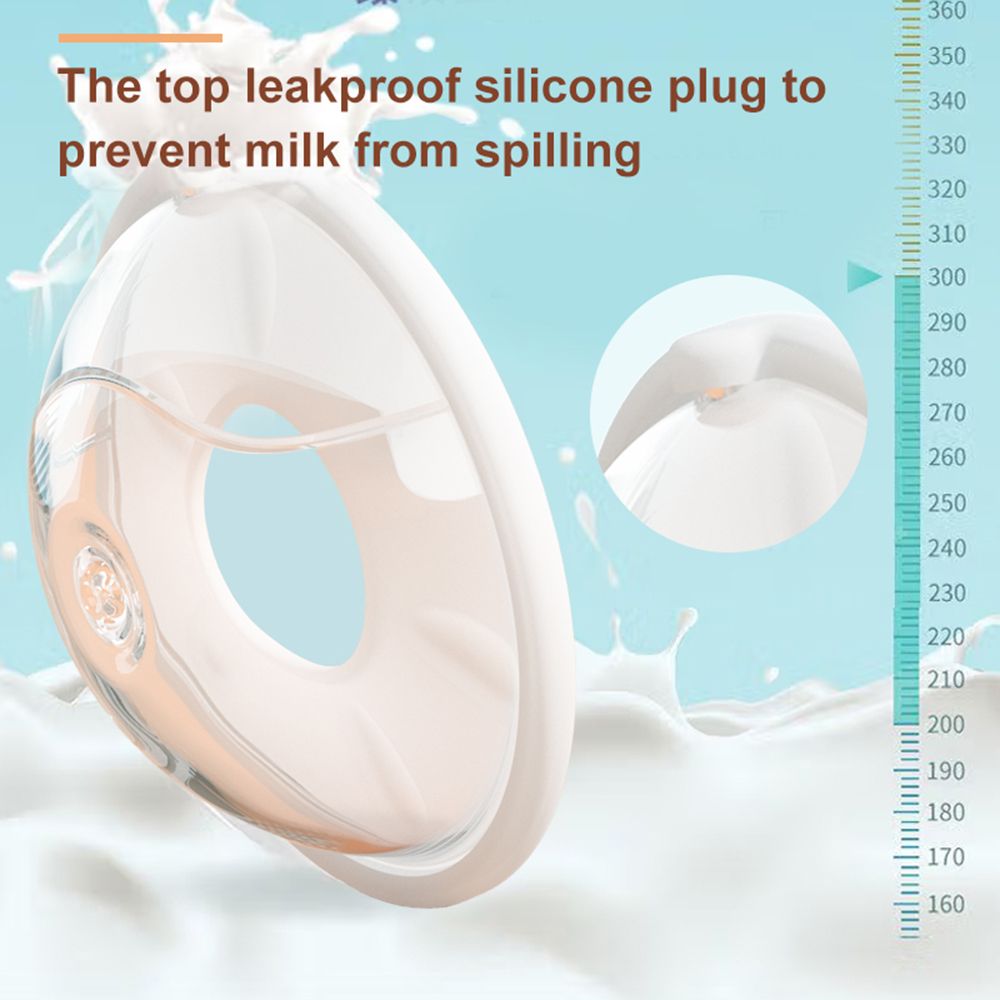 2pcs Wearable Milk Saver For Breastfeeding Manual
