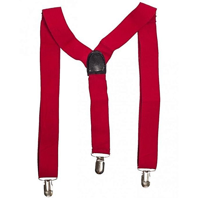 Men's Executive Suspender- Red