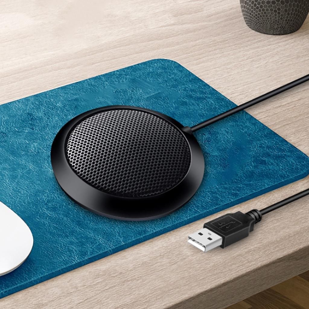 USB Conference Microphone Computer Desktop 360° Omnidirectional