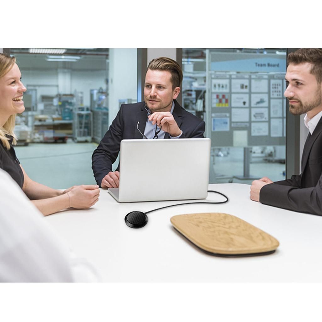 USB Conference Microphone Computer Desktop 360° Omnidirectional