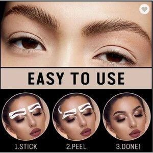Waterproof Hair-like Authentic Eyebrow Tattoo Sticker Jy13