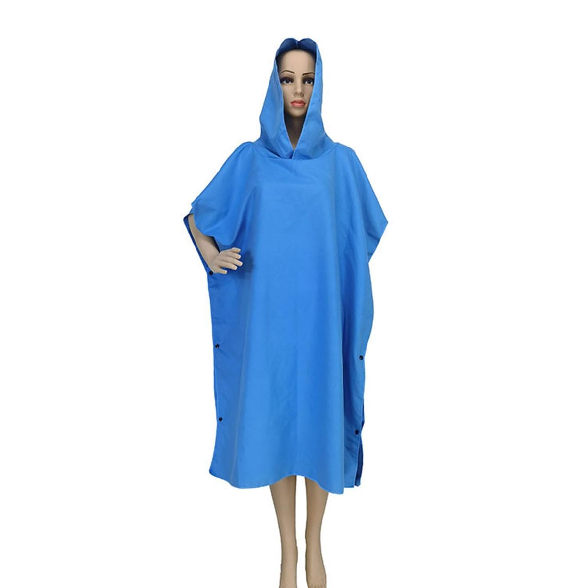 Lightweight Changing Robe Dry-off Changing Robe Super Soft Extra Long Blue