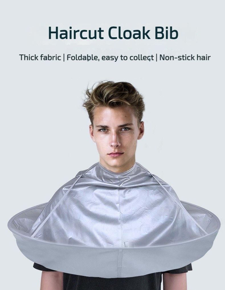 Haircut Bib Cloak Household DIY HairCut Big diameter waterproof breathable