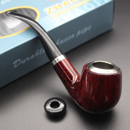 Portable Tobacco Pipe Herb Wood Pipe Resin