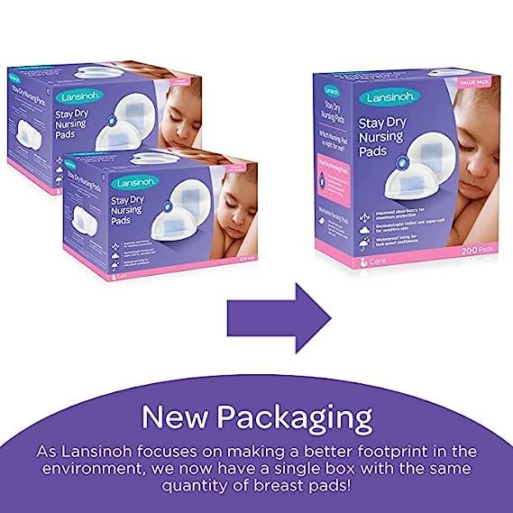 Lansinoh Disposable Breast Pads For Nursing Moms, (200ct)
