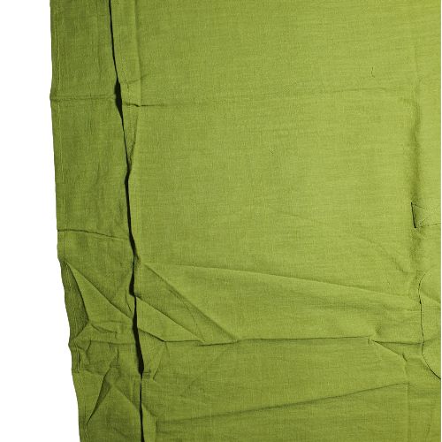 Men Casual Summer Linen Long Sleeves Shirts- Lemon Green