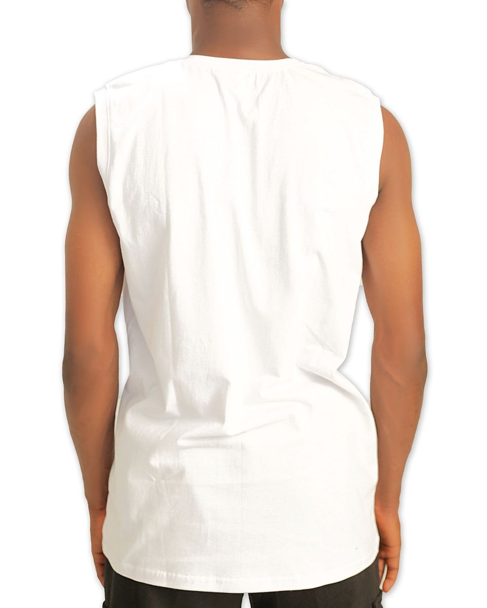 Plain Tank Top/Sleeveless T-Shirt- White