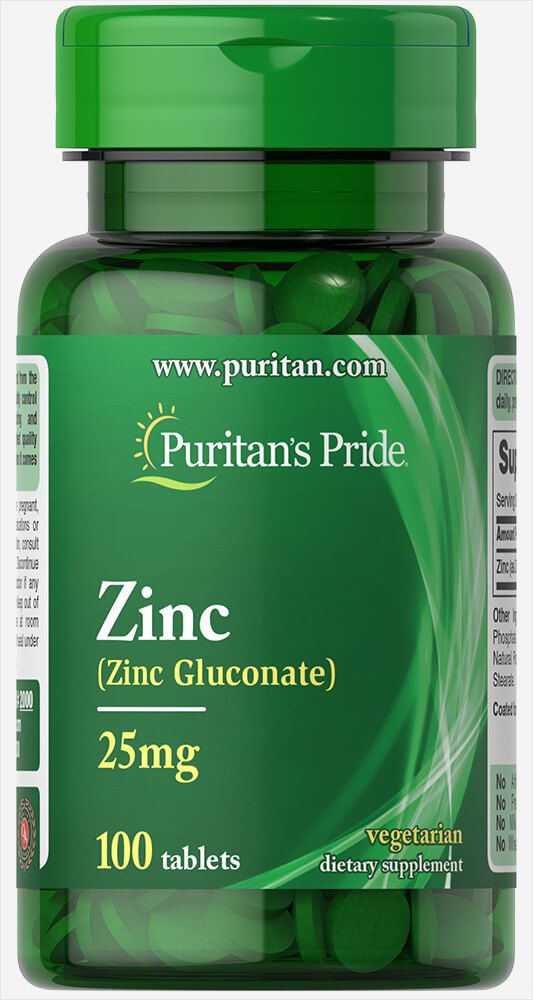 Zinc 25 Mg X100 Count