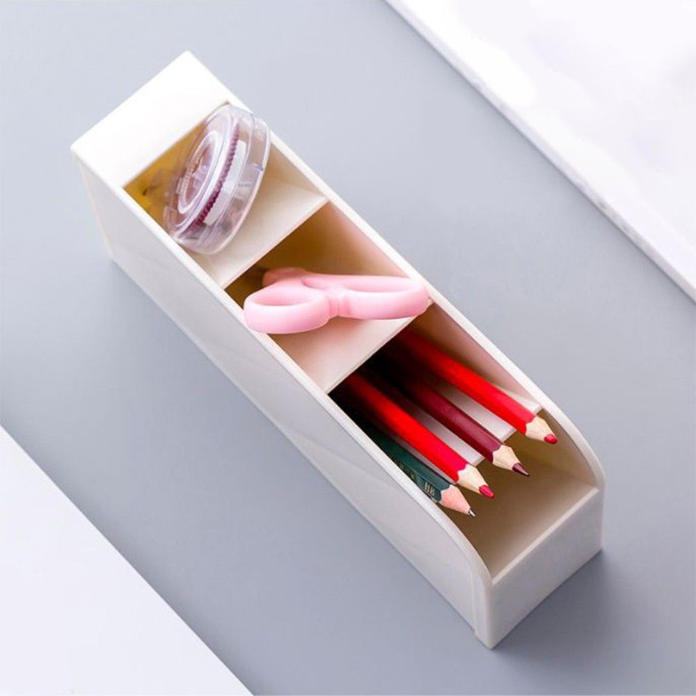 1pc Desk Organizer 4 Compartments Fashion Mutifunctional Pen