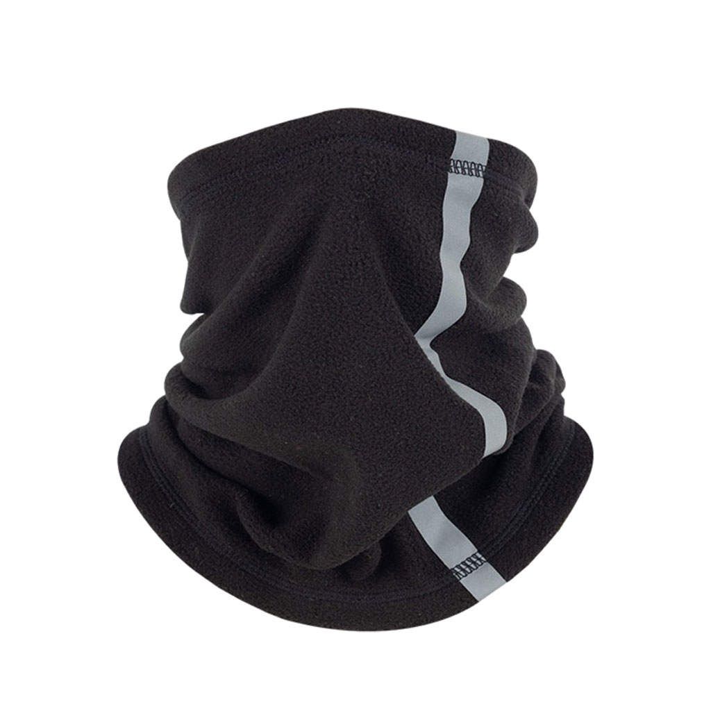 Face Mask Neck Gaiter Breathable Windproof  Scarf Black