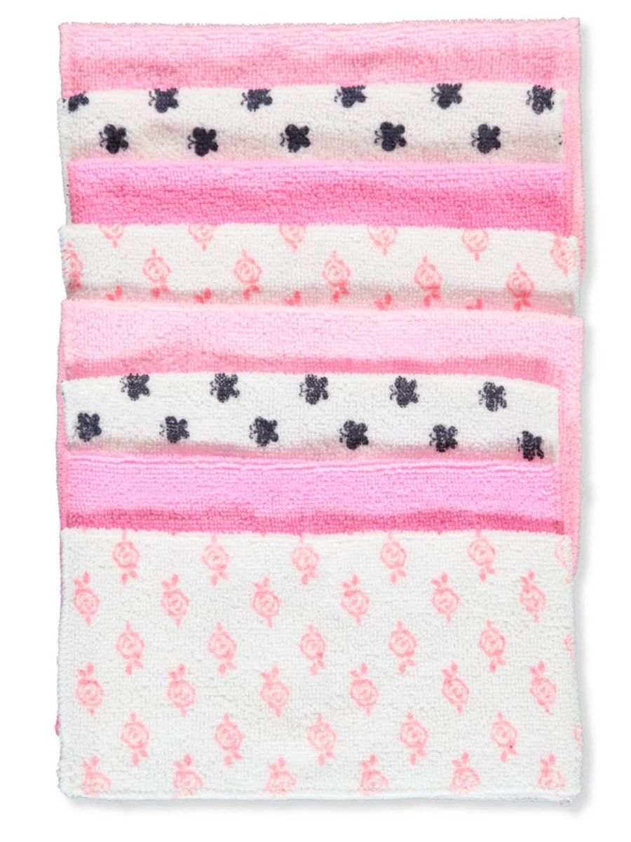 Infant Washcloths 8pieces - Pink