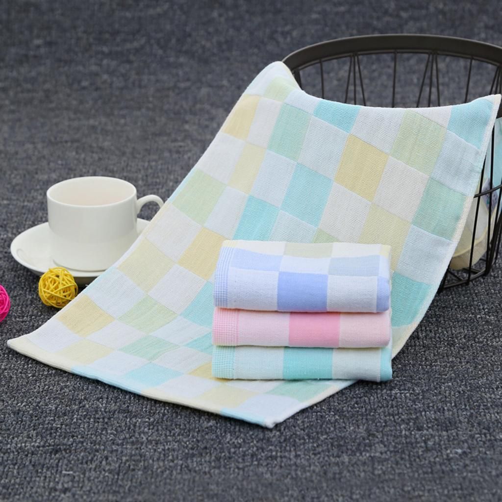 Quality 100%  Hand Bath Face Facial Towel Blue 25x50cm