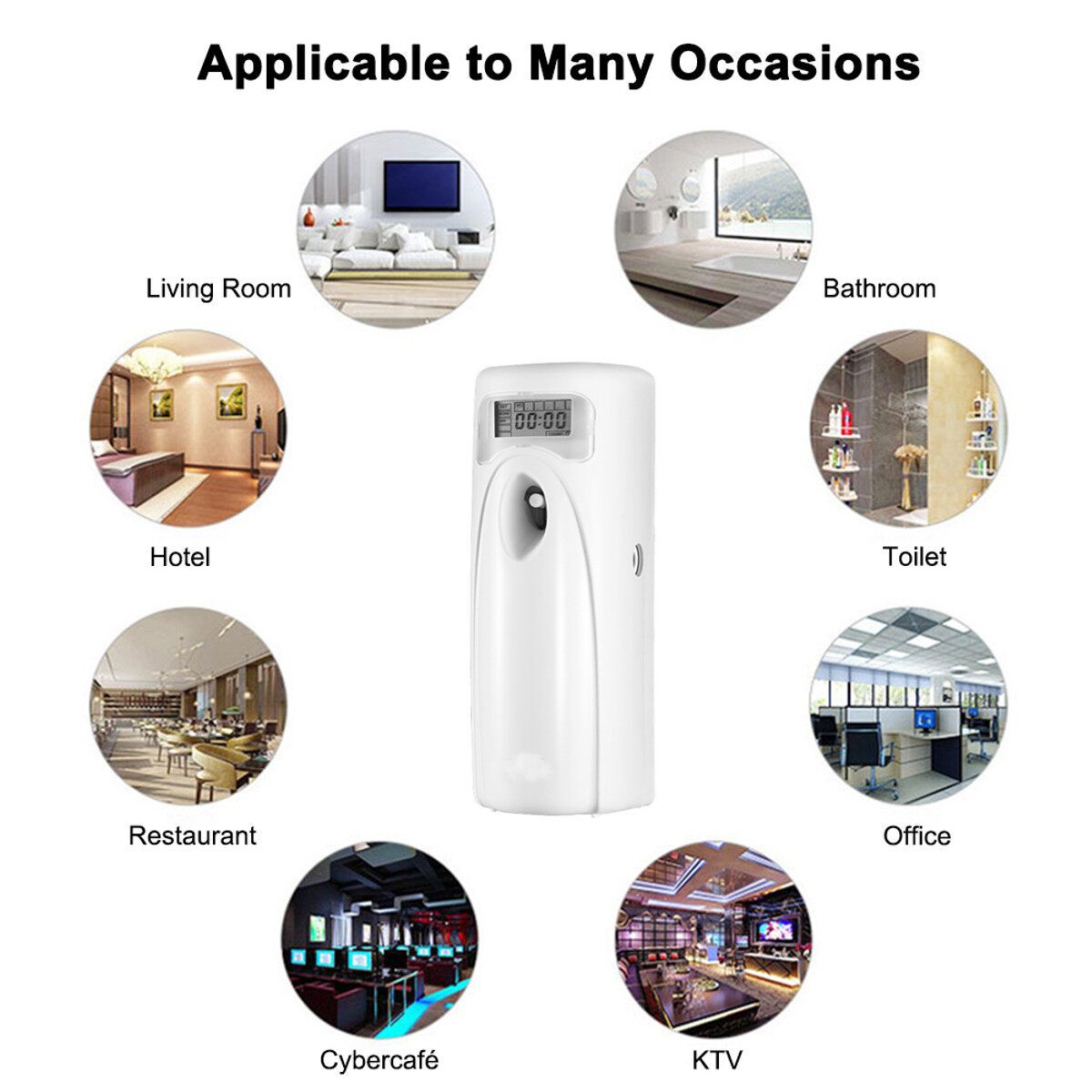 Essential Oil Aroma Diffuser Humidifier Fragrance Machine 350ML Sprayer For Home Office Hotel