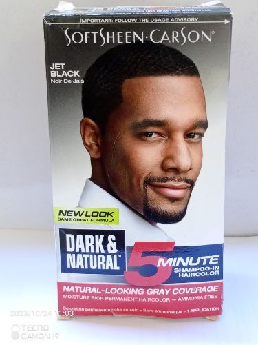Men Liquid Hair Colour Dye -Natural Black=