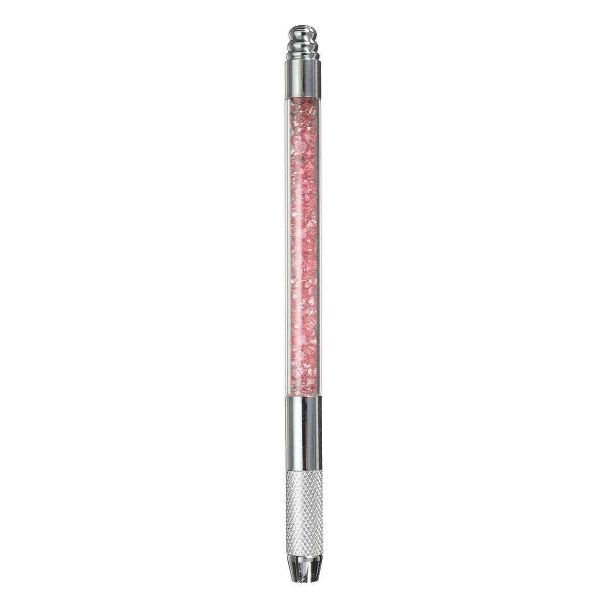 Microblading Tebori Tattoo Pen W/10pcs Semi Permanent U Shape 18Pins Needles Kit