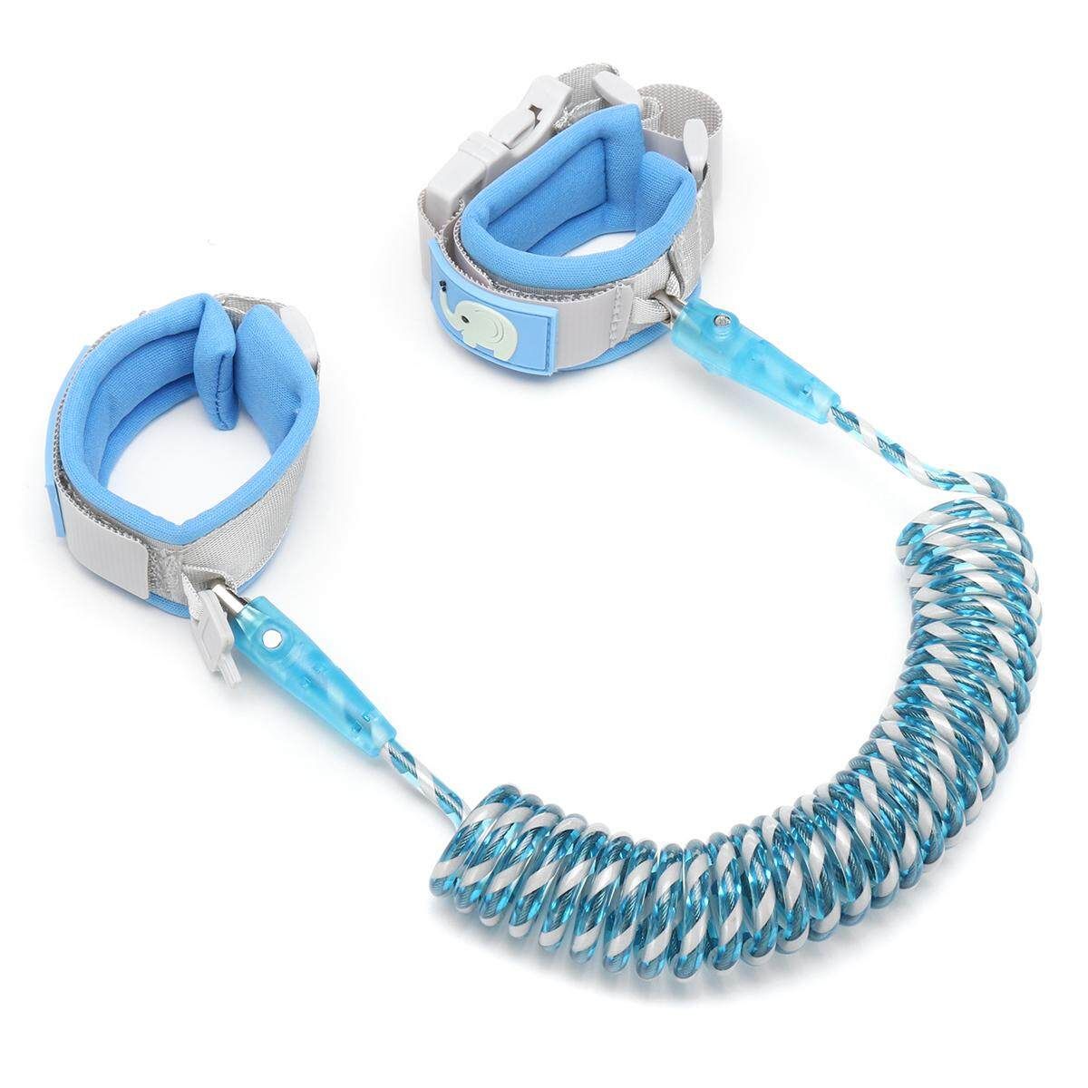 2.5M Toddler Baby Safety Harness Leash Kid Anti Lost Wrist Traction Rope Strap Blue