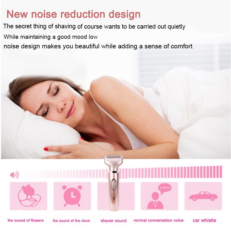 Chargable Electric Hair Shavers Body Leg Pubic For Women