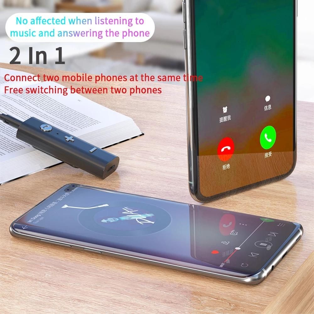 Wireless Adapter Bluetooth 5.0 Receiver For 3.5mm Jack Earphone Bluetooth Aux Audio Music Transmitter For Headphone