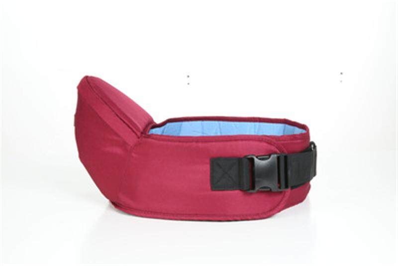 Baby Carrier Waist Stool Walkers Baby Sling Hold Waist Belt Backpack Hipseat Belt Kids Infant Hip Seat Wine Red