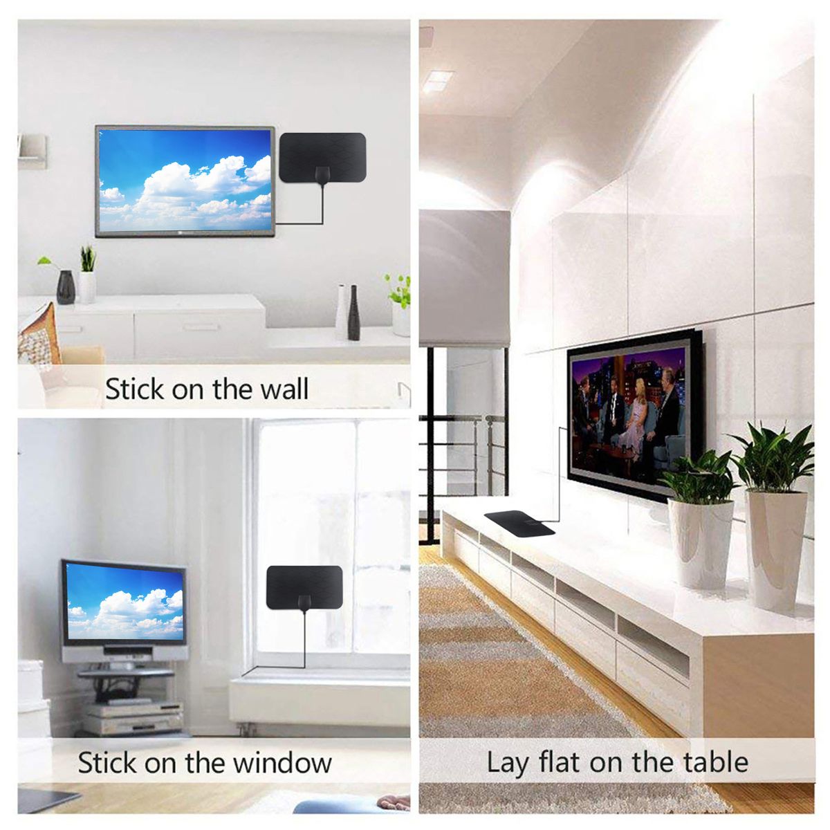 4k Digital Hdtv Indoor TV Antenna Amplifier Aerial Receiver