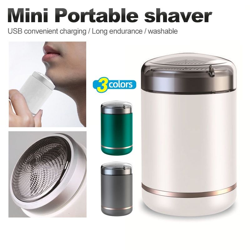 Men Mini Electric Shavers Wet Dry Use Waterproof USB Razors