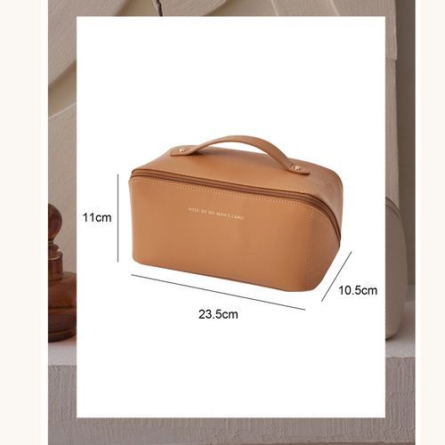 Portable Travel Makeup Organizer Cosmetic Bag Multi-Compart