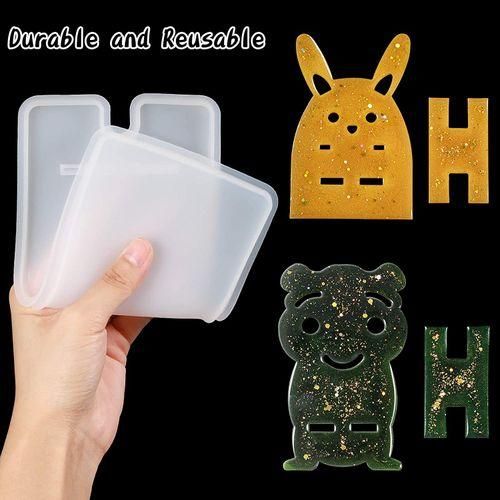 3 Pcs Cellphone Stand Resin Moulds,Phone Holder