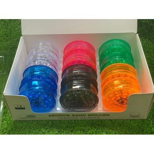 12pcs A Pack Of Anchor Plastic Grinder With Sharp Teeth