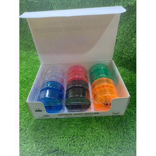 12pcs A Pack Of Anchor Plastic Grinder With Sharp Teeth