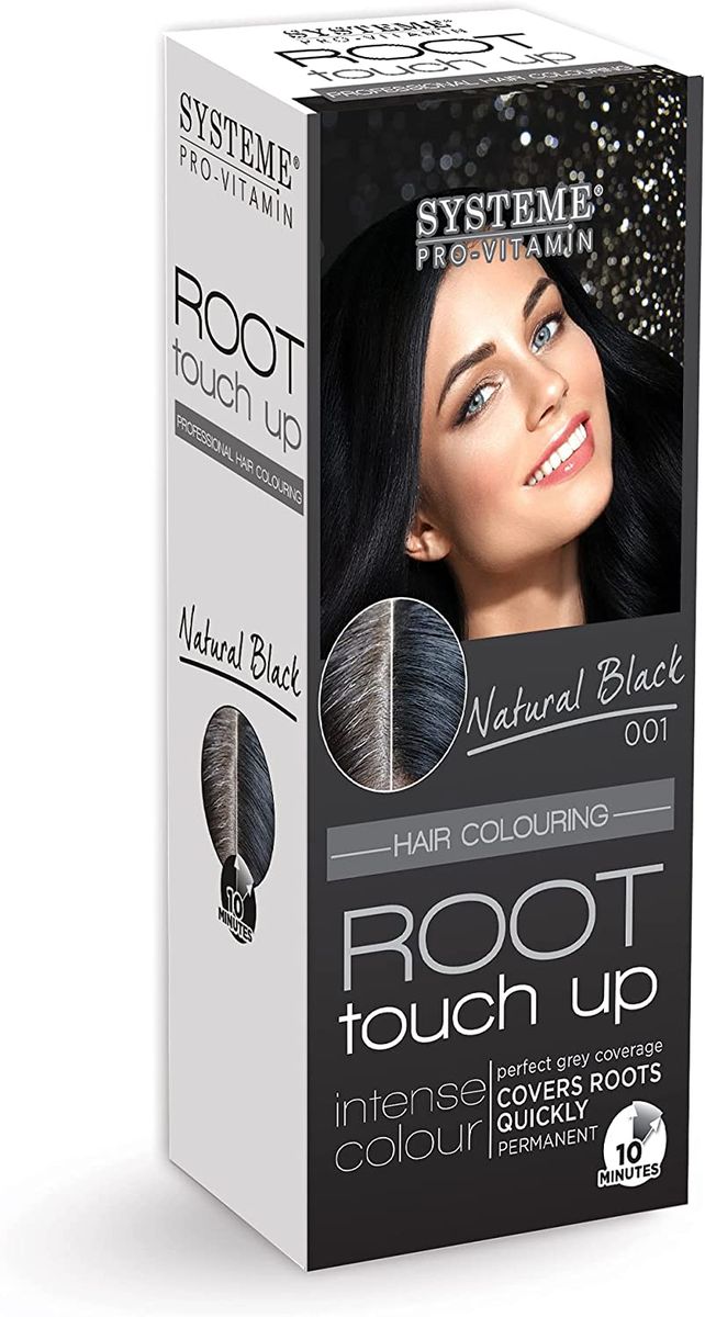 Professional Permanent Hair Root Touch Up, Natural Black