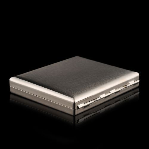Portable Stainless Steel Cigarette Case 20 Capacity