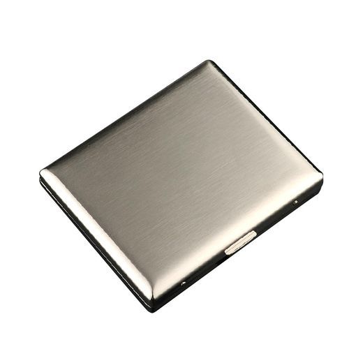Portable Stainless Steel Cigarette Case 20 Capacity