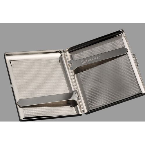 Portable Stainless Steel Cigarette Case 20 Capacity