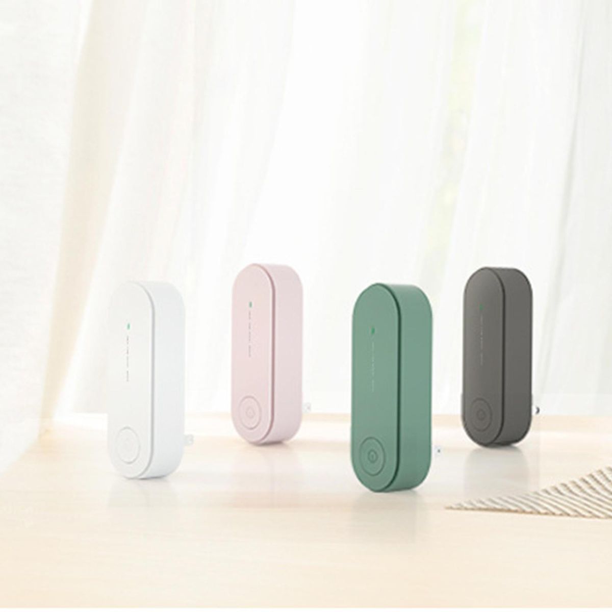 Plug In Air Purifier Portable Deodorizer Mini Odor Eliminator Freshener Quiet Bedroom Air Cleaner for Home Car Office Allergies Pets Dust Pollen Hair Odors