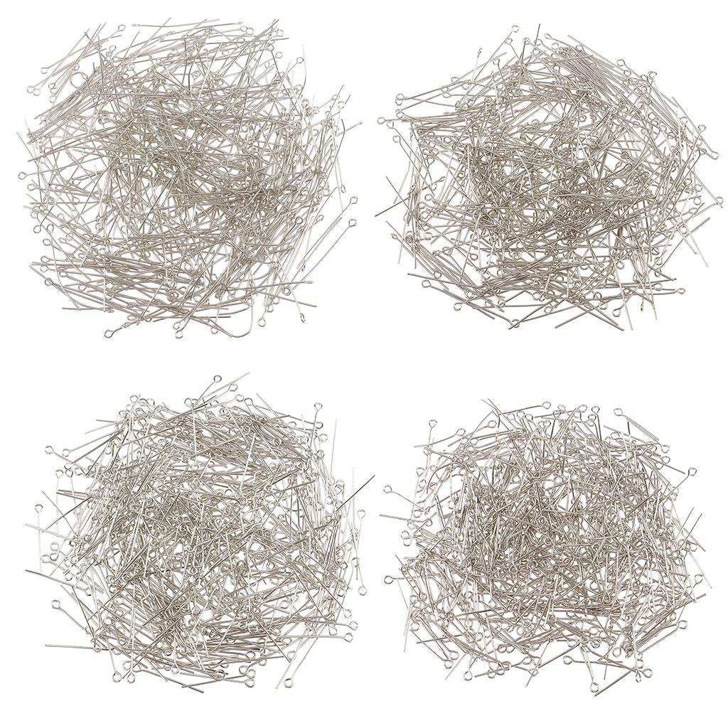 500 Pieces Eyepins Eye Pins  20mm
