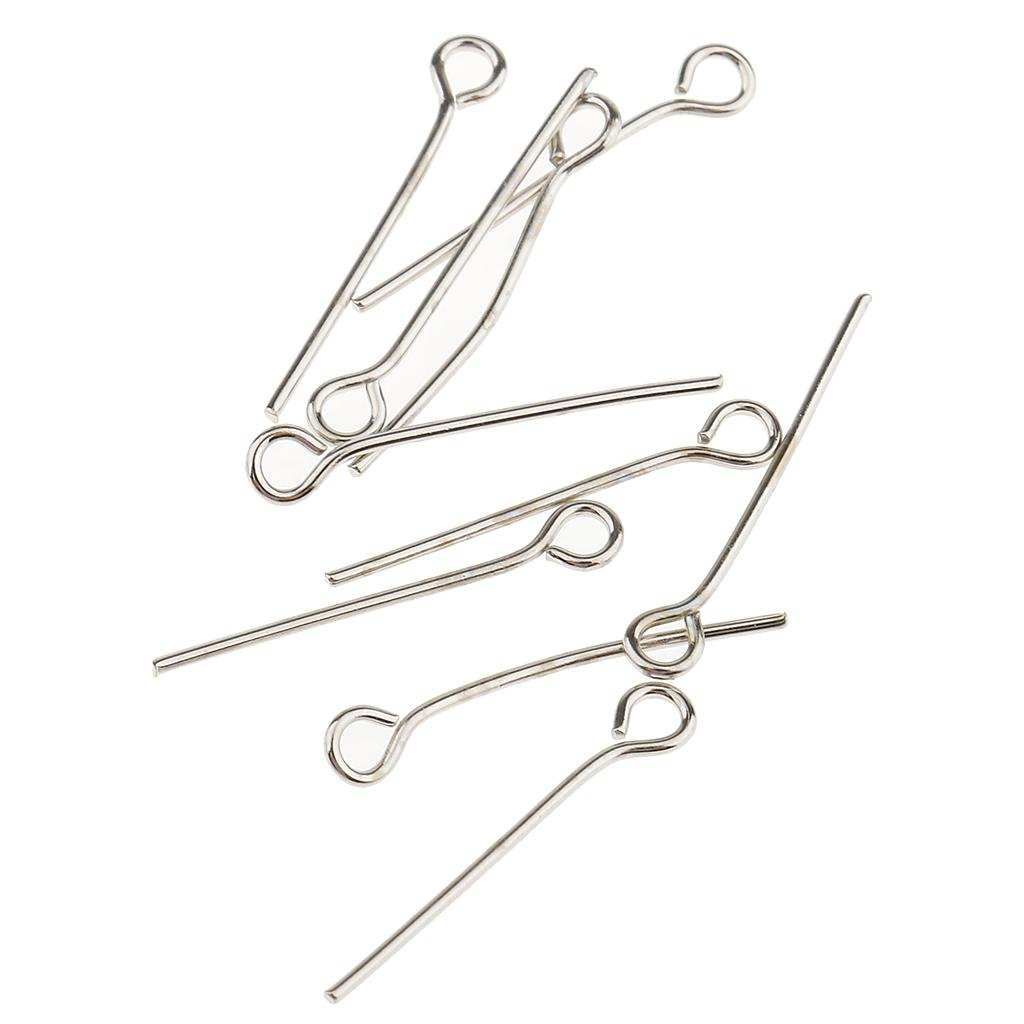 500 Pieces Eyepins Eye Pins  20mm