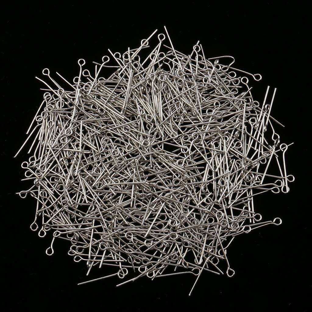 500 Pieces Eyepins Eye Pins  20mm