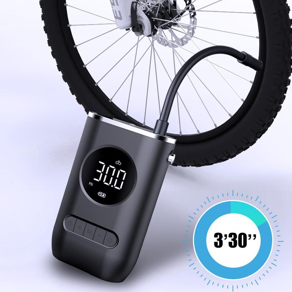 Car Air Pump 150PSI Cordless Air Compressor Portable Electric Tire Inflator with LED Light Auto-Off Function for Car Motorcycle Bicycle Tires Balls