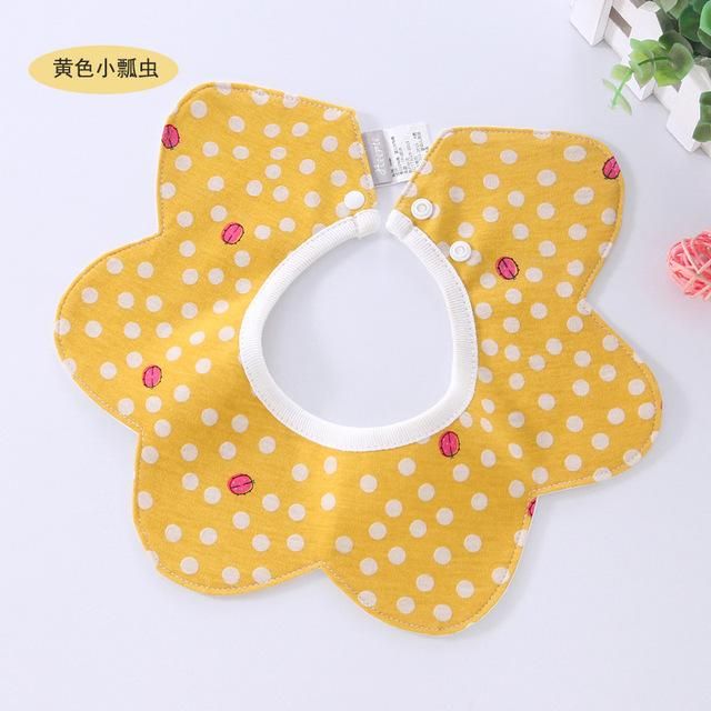 4PCS Cotton Waterproof Baby Bibs