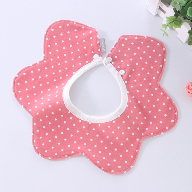 4PCS Cotton Waterproof Baby Bibs