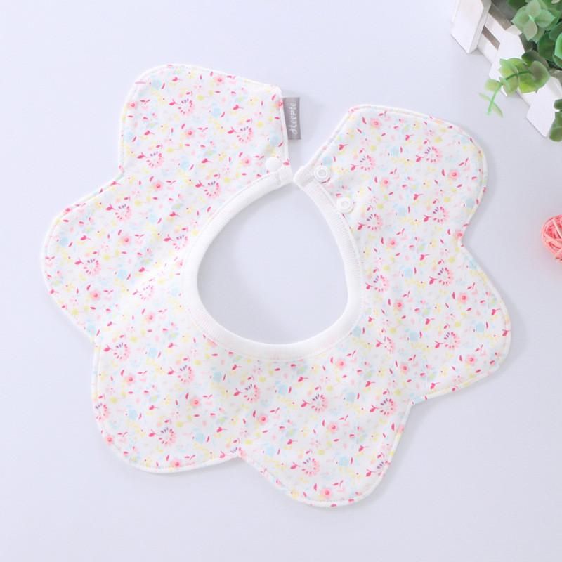 4PCS Cotton Waterproof Baby Bibs