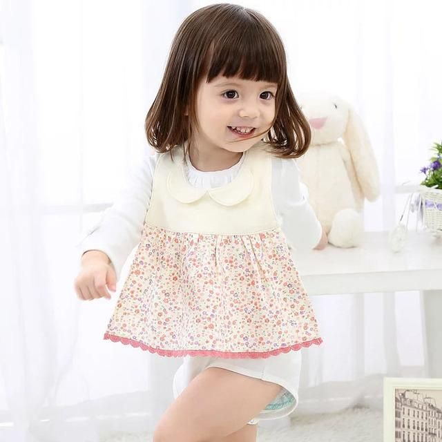 4PCS Bib Baby Girl Apron Bibs Breastplate