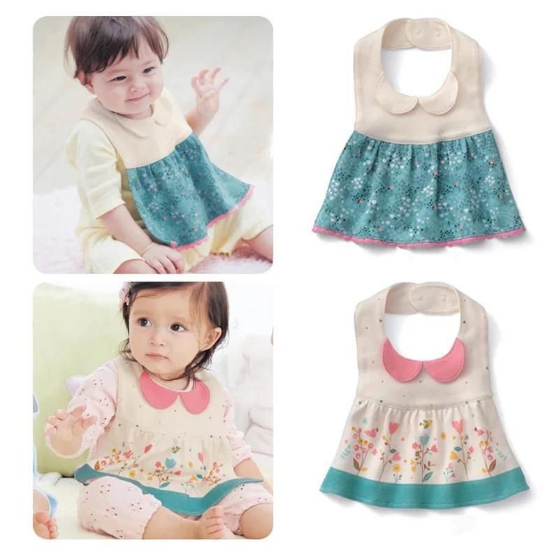 4PCS Bib Baby Girl Apron Bibs Breastplate