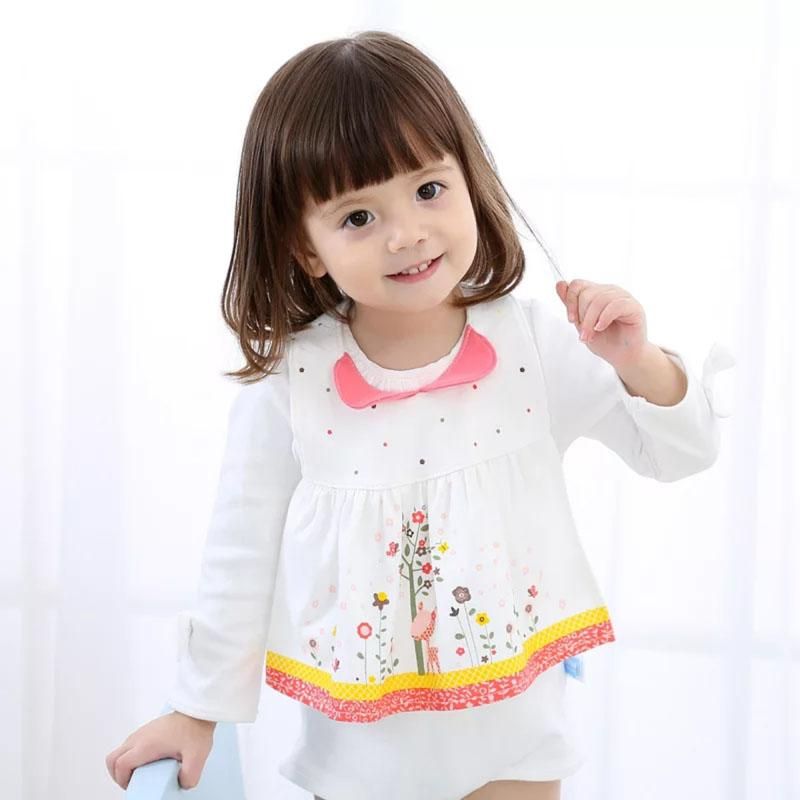 4PCS Bib Baby Girl Apron Bibs Breastplate
