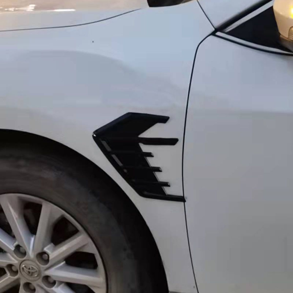 Universal 2pcs Car Fender Side Vents Decor Air Flow Intake