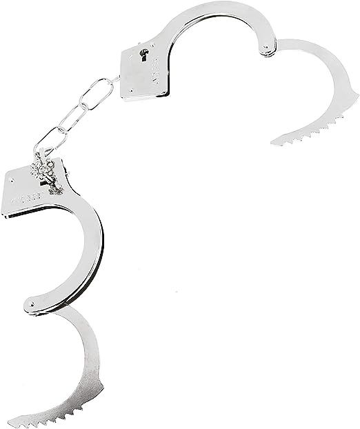 Stainless Metal Bdsm Bondage Collar Handcuffs Restraint Toy