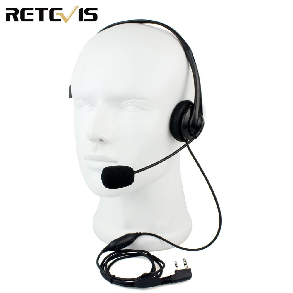 2 Pin Headphone Headset TK220 For KENWOODUV-5R BF-888S H777 Walkie Talkie C9009A JULIANA